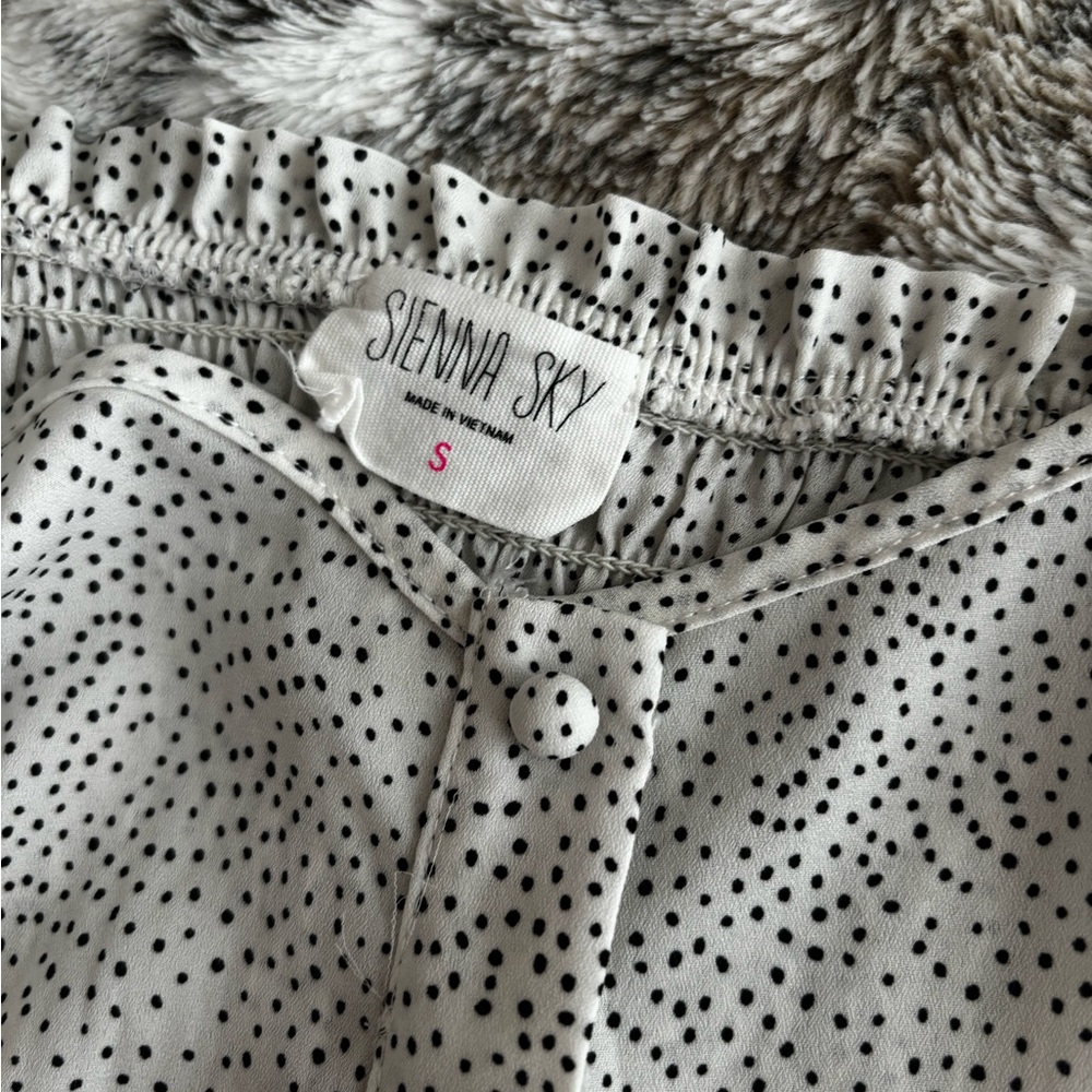 Sienna Sky Dress Black and white pattern